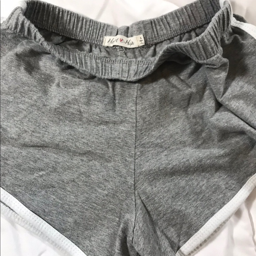 5/$25 Cotton soft booty shorts. Grey short shorts
